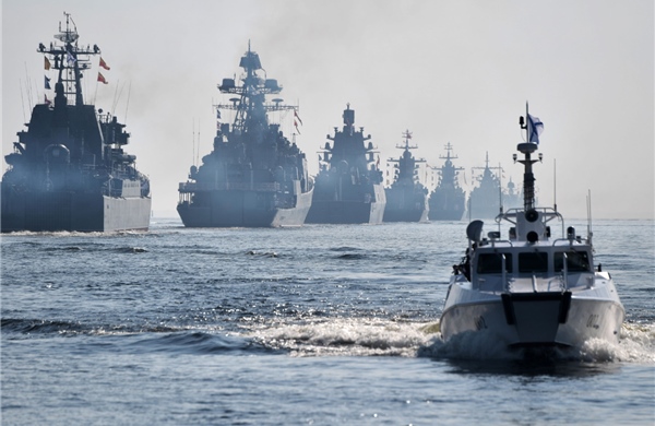 Hải quân Nga tập trận ở biển Baltic