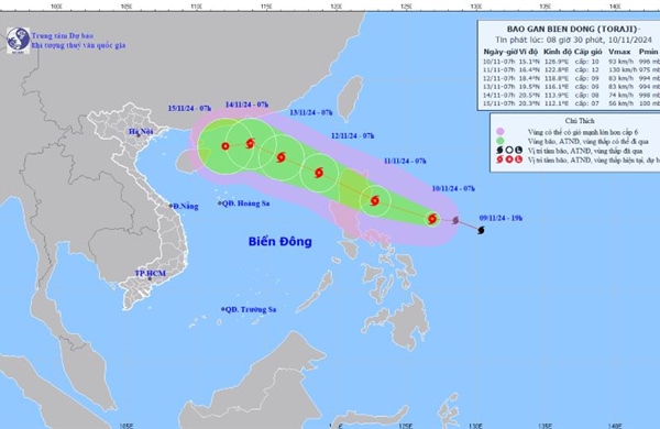 Bão chồng bão, nguy cơ hình thành bão số 8 trên Biển Đông