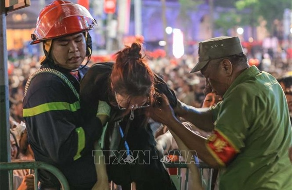Các lực lượng phối hợp đảm bảo an toàn tuyệt đối cho tổng duyệt A80