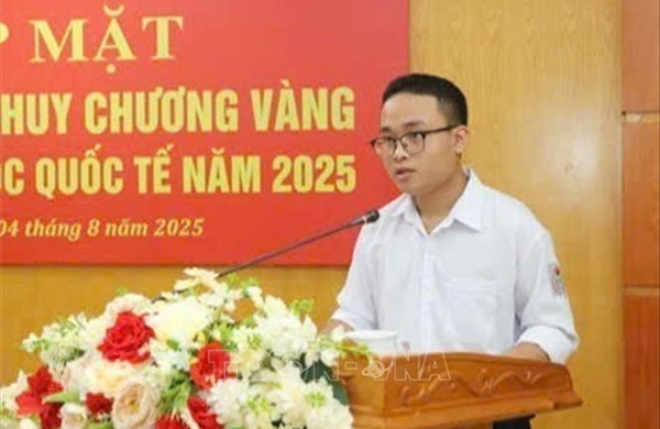 Biểu dương học sinh xuất sắc giành Huy chương Vàng Olympic Toán học quốc tế 2025