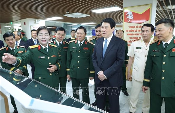 Chủ tịch nước Lương Cường dự Lễ khai giảng năm học 2025 - 2026 của Học viện Quốc phòng