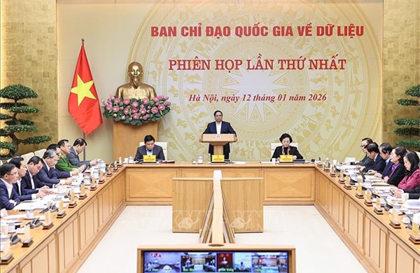 Thủ tướng Phạm Minh Chính chủ trì Phiên họp thứ nhất, Ban Chỉ đạo quốc gia về dữ liệu