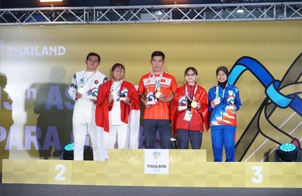 ASEAN Para Games 13: Điền kinh Việt Nam hoàn tất cú 'poker' HCV