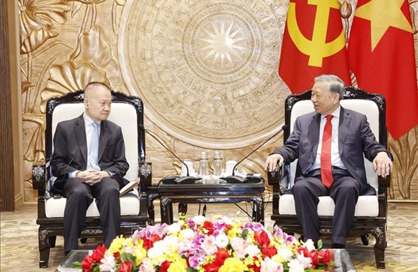 Tổng Bí thư Tô Lâm tiếp Đặc phái viên của Tổng Bí thư, Chủ tịch nước Trung Quốc Tập Cận Bình