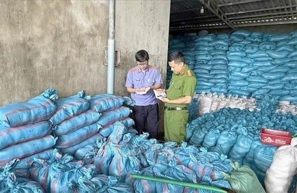 Khởi tố đối tượng sản xuất hàng nghìn tấn muối i-ốt giả