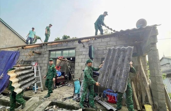 Cao Bằng: Mưa đá gây hư hại 743 mái nhà dân và 38 ha hoa màu