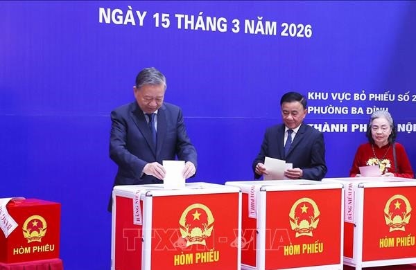 Hoàn thành tốt đẹp công tác bỏ phiếu bầu cử trên cả nước