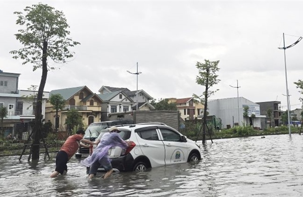 Mưa lớn gây ngập lụt diện rộng tại Quảng Ninh