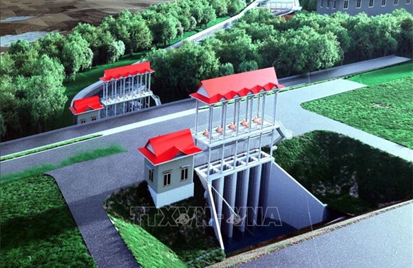 Hưng Yên khởi công công trình điều tiết nước 250 tỷ đồng