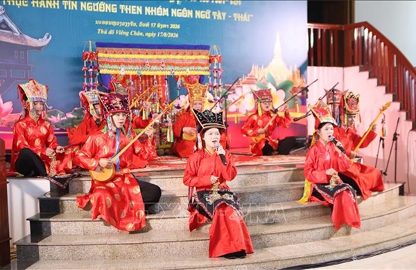Lan tỏa giá trị di sản Then Việt Nam tại Lào