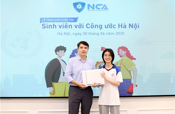 Trao giải cuộc thi ‘Sinh viên với Công ước Hà Nội’ về phòng chống tội phạm mạng