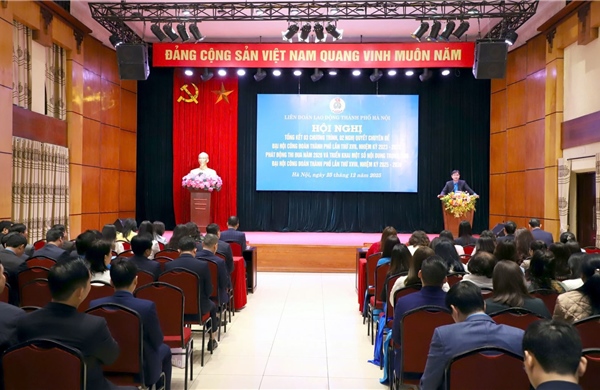 Công đoàn Hà Nội thi đua đẩy mạnh chuyển đổi số, nâng cao năng suất, hiệu quả