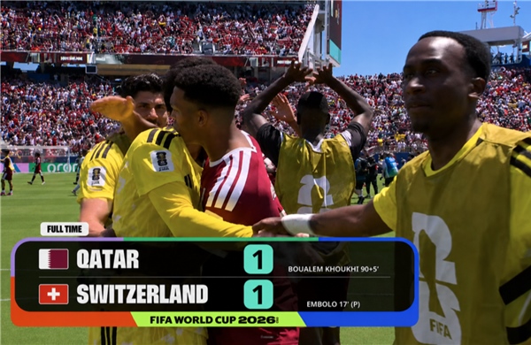  World Cup 2026: Thụy Sỹ mất điểm đáng tiếc ở trận ra quân