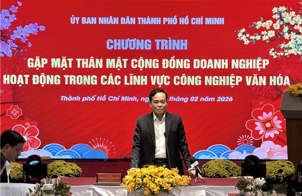 Bí thư Thành ủy TP Hồ Chí Minh gặp gỡ cộng đồng công nghiệp văn hóa