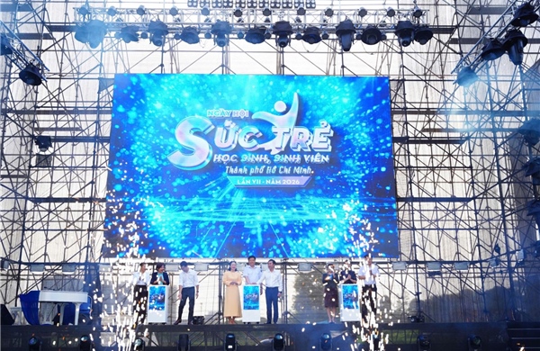 Sôi nổi Ngày hội Sức trẻ học sinh, sinh viên TP Hồ Chí Minh 2026