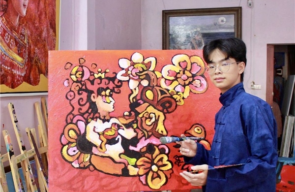Cậu bé người Tày và thế giới hội họa ‘những linh hồn ẩn giấu’