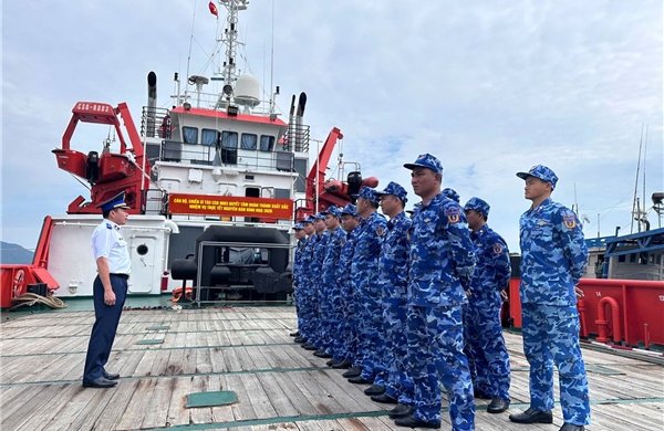 Tàu Cảnh sát biển lên đường trực Tết Nguyên đán Bính Ngọ 2026