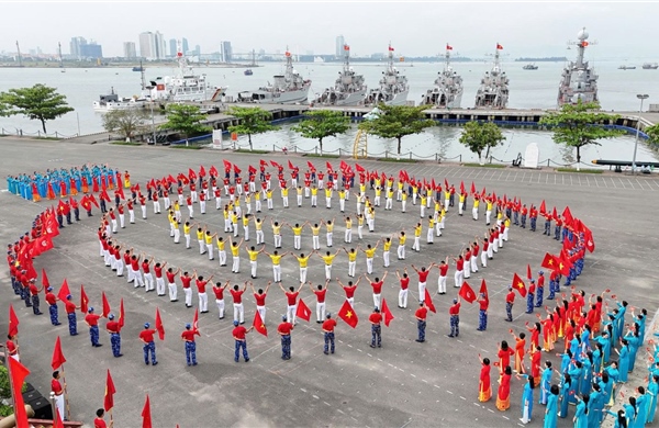 Vũ điệu lính biển của những chiến sĩ hải quân