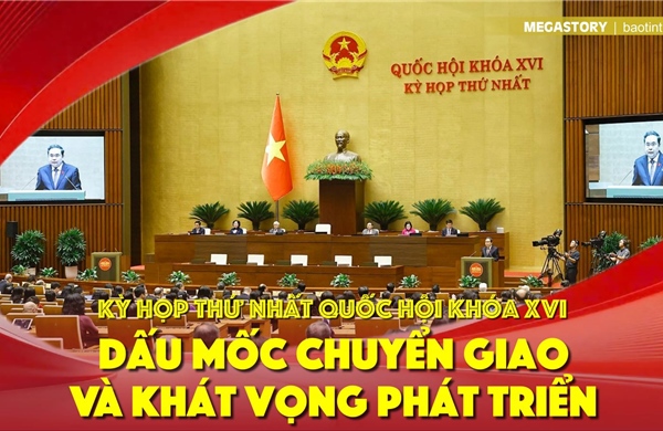 Kỳ họp thứ Nhất Quốc hội khóa XVI: Dấu mốc chuyển giao và khát vọng phát triển