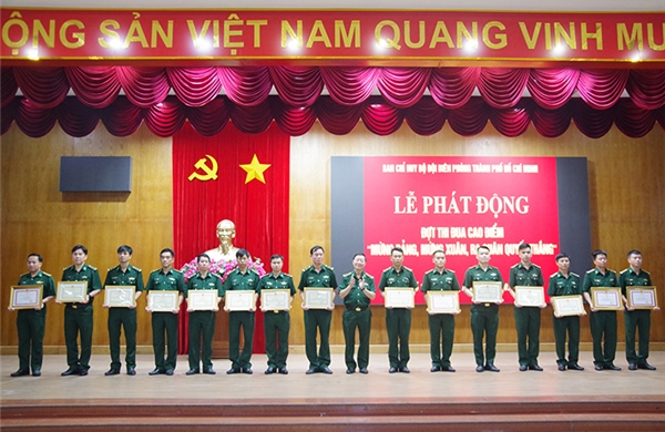 Biên phòng TP Hồ Chí Minh phát động thi đua cao điểm đầu Xuân