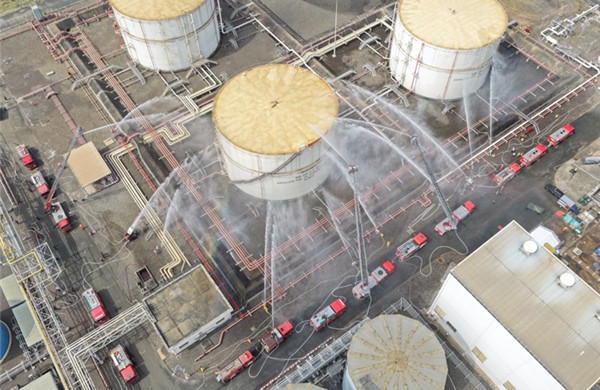 Diễn tập chữa cháy, cứu nạn quy mô lớn tại Nhà máy Nhiệt điện Phú Mỹ