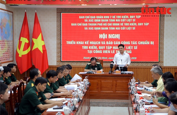 TP Hồ Chí Minh chuẩn bị đào thăm dò, tìm kiếm hài cốt liệt sĩ tại Công viên Lê Thị Riêng