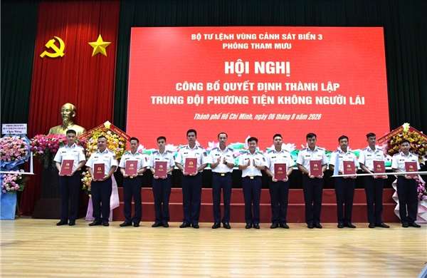 Thành lập Trung đội Phương tiện không người lái