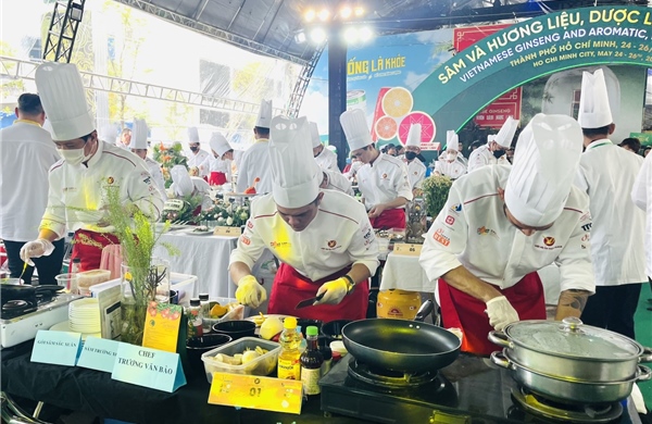 TP Hồ Chí Minh: Giao lưu các món ngon có nguyên liệu từ sâm
