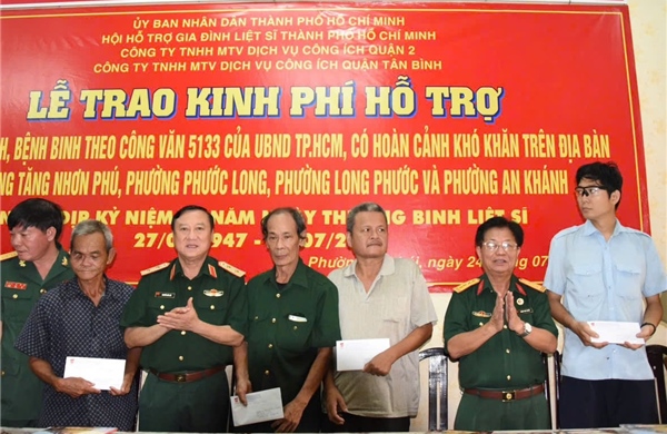 TP Hồ Chí Minh: Chăm lo, hỗ trợ cho các thương binh, bệnh binh