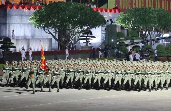 Mãn nhãn buổi sơ duyệt cấp Nhà nước lễ diễu binh, diễu hành mừng Quốc khánh 2/9