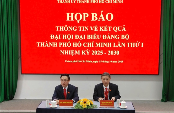 Khẩn trương cụ thể hóa Nghị quyết Đại hội đai biểu Đảng bộ TP Hồ Chí Minh lần thứ nhất