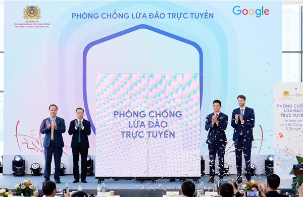 Bộ Công an hợp tác với Google triển khai chiến dịch chống lừa đảo trực tuyến