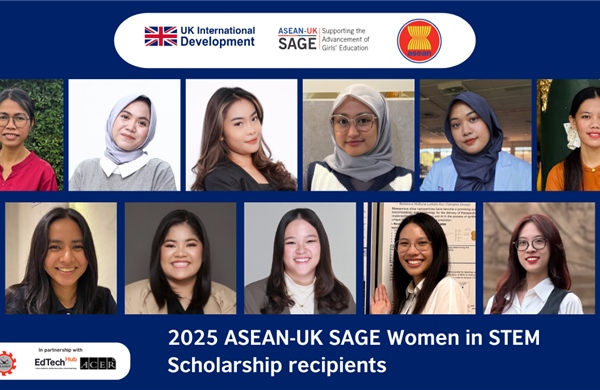 Nữ học giả Việt Nam nhận học bổng Thạc sĩ STEM của chương trình ASEAN-UK SAGE