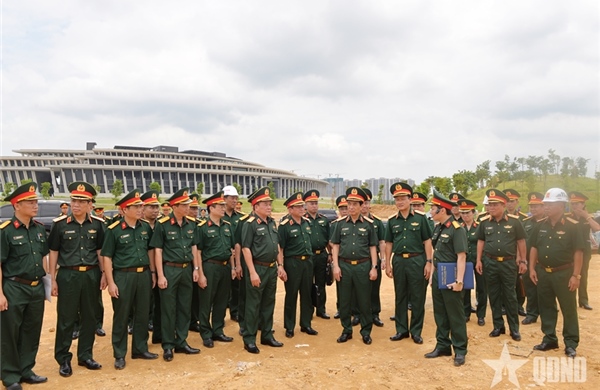 Bảo đảm tiến độ công trình tưởng niệm chiến sĩ quốc tế tại Bảo tàng Lịch sử Quân sự