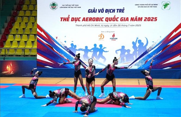 250 vận động viên tranh tài tại Giải trẻ quốc gia Aerobic 2025