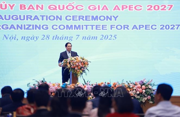 Thủ tướng Phạm Minh Chính chủ trì Lễ công bố thành lập Ủy ban Quốc gia APEC 2027