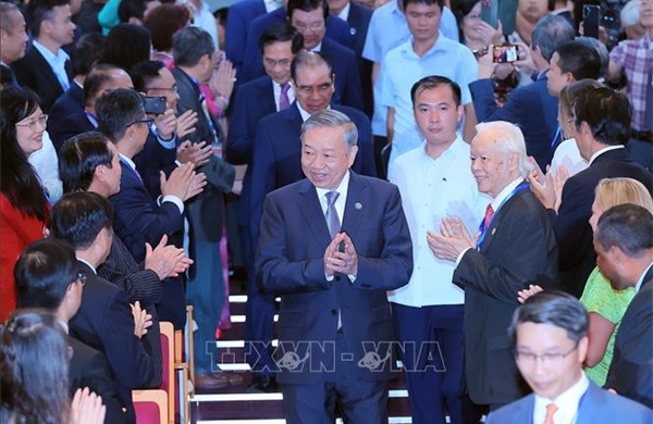 Tổng Bí thư Tô Lâm dự Lễ kỷ niệm 80 năm ngày thành lập ngành Ngoại giao
