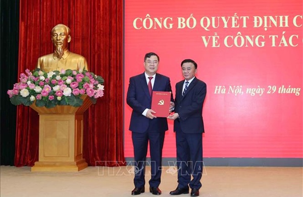 Đồng chí Phạm Gia Túc giữ chức Chánh Văn phòng Trung ương Đảng