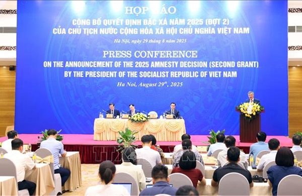 Công bố Quyết định đặc xá cho 13.920 người dịp Quốc khánh 2/9