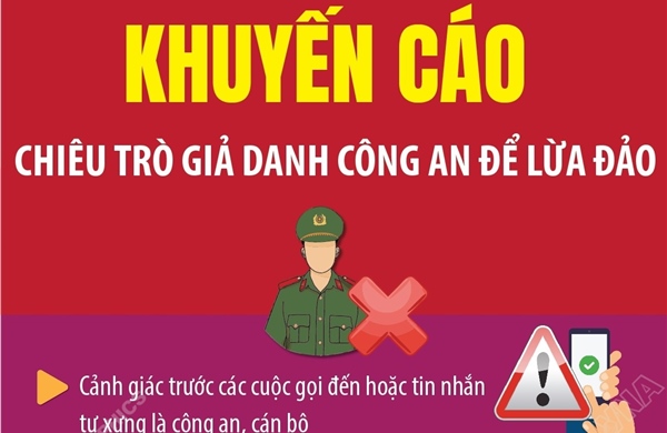 Khuyến cáo về chiêu trò giả danh công an để lừa đảo