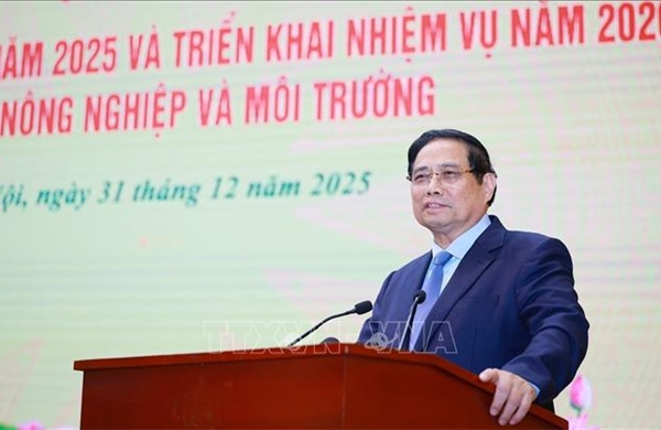 Thủ tướng Phạm Minh Chính: Nông nghiệp và Môi trường tiếp tục là trụ đỡ để kinh tế tăng trưởng 2 con số
