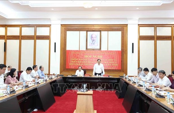 Thông báo kết quả giám sát Đợt 1 đối với Ban Thường vụ Tỉnh ủy Hà Tĩnh