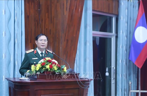 Việt Nam - Lào tăng cường hợp tác trong lĩnh vực quốc phòng