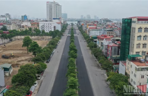 Hà Nội rào chắn đường Văn Cao phục vụ thi công ga S1 từ ngày 18/6