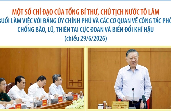 Tổng Bí thư, Chủ tịch nước Tô Lâm: Bảo vệ tính mạng nhân dân là mệnh lệnh cao nhất