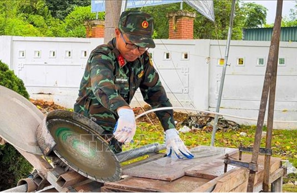 Sáng kiến máy mòi đá hỗ trợ đắc lực vào hành trình 500 ngày đêm 