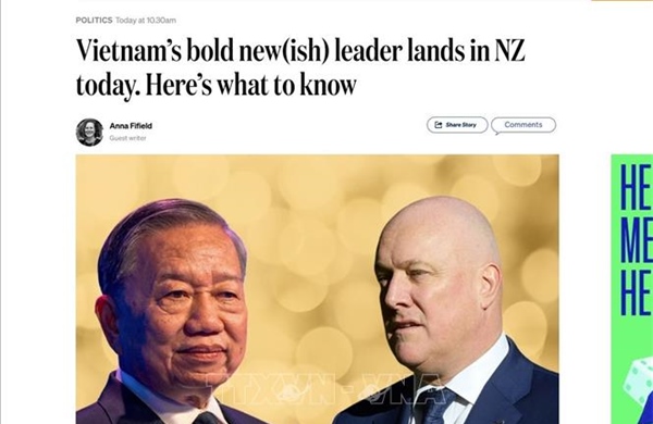 Truyền thông New Zealand: Quan hệ với Việt Nam đang bước vào giai đoạn gắn kết mới