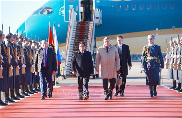 Thủ tướng Phạm Minh Chính bắt đầu thăm chính thức Liên bang Nga