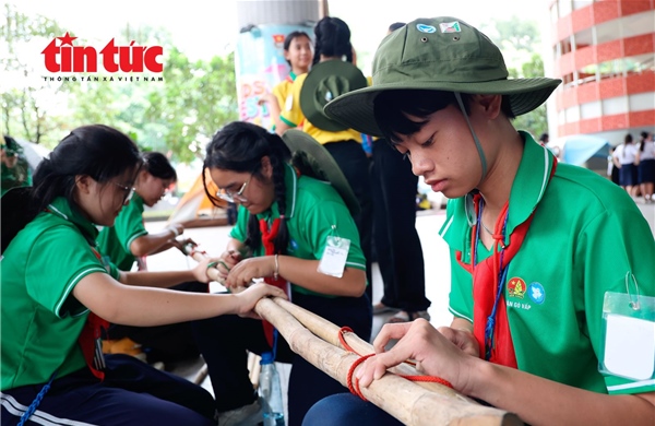 Sôi nổi Hội thi Chỉ huy Đội giỏi tại TP Hồ Chí Minh
