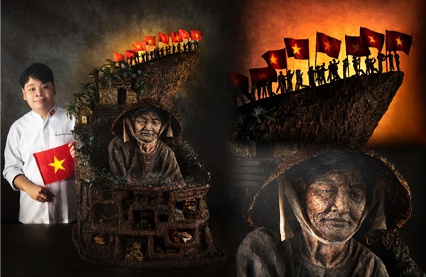 Tạo hình nghệ thuật từ bánh để mang hình ảnh và câu chuyện Việt Nam đến công chúng